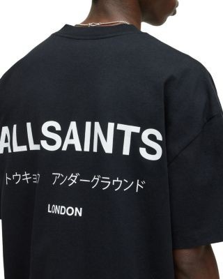 Allsaints Underground Organic Cotton Logo Graphic Tee
