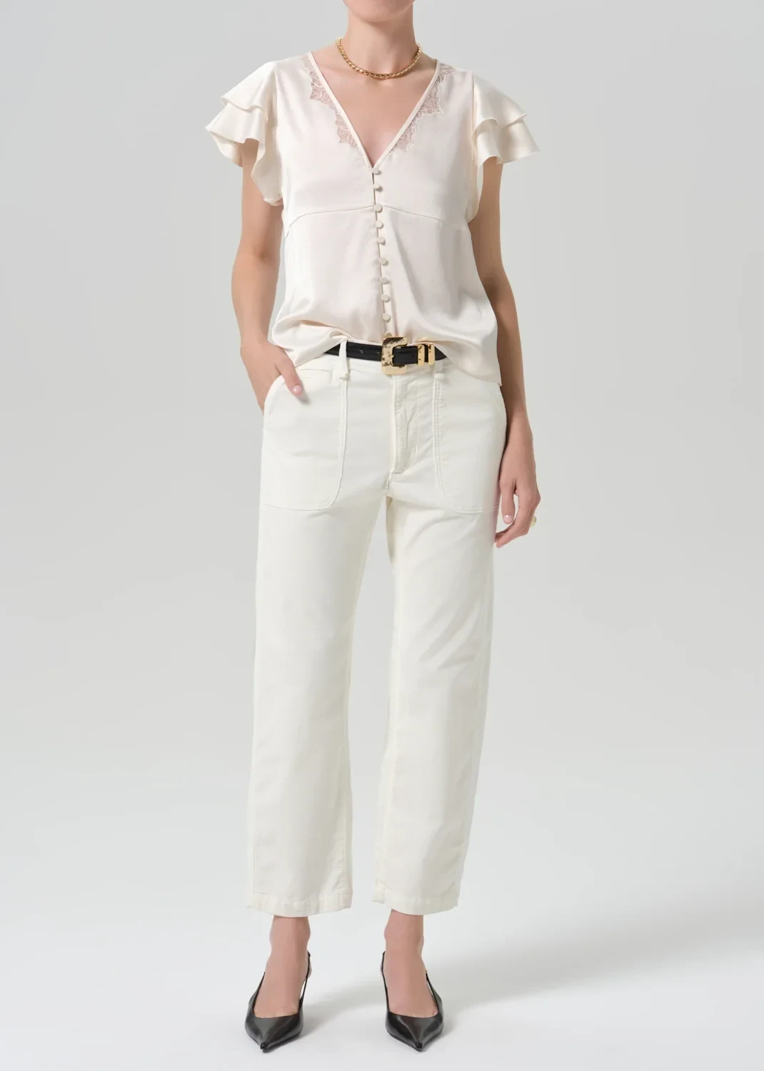 Winslow Stretch Baby Corduroy Utility Pant in Pashmina