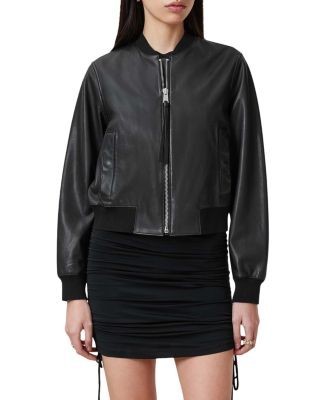 Allsaints Orten Leather Bomber Jacket