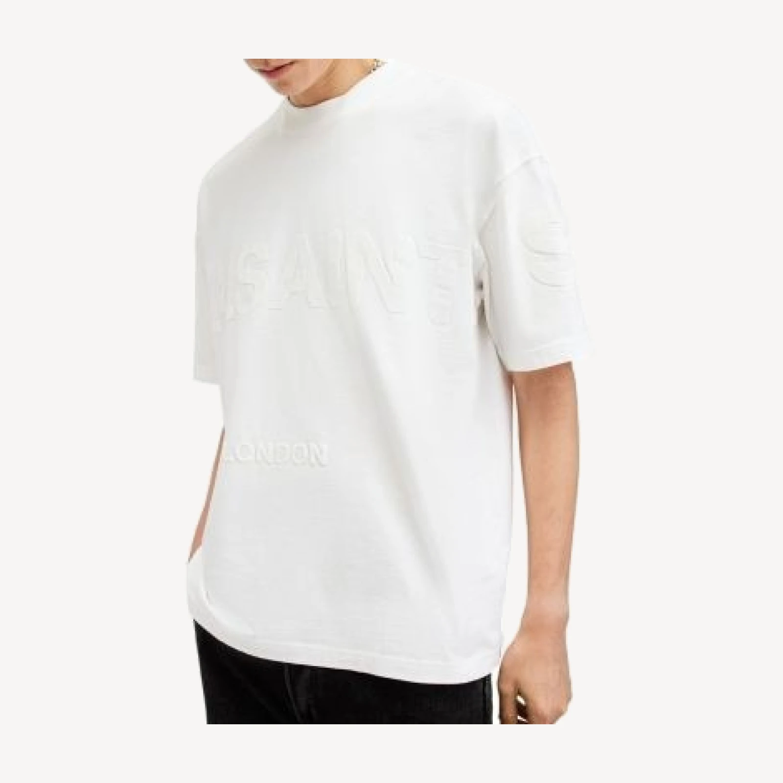 Allsaints Biggy Cotton Tonal Logo Tee