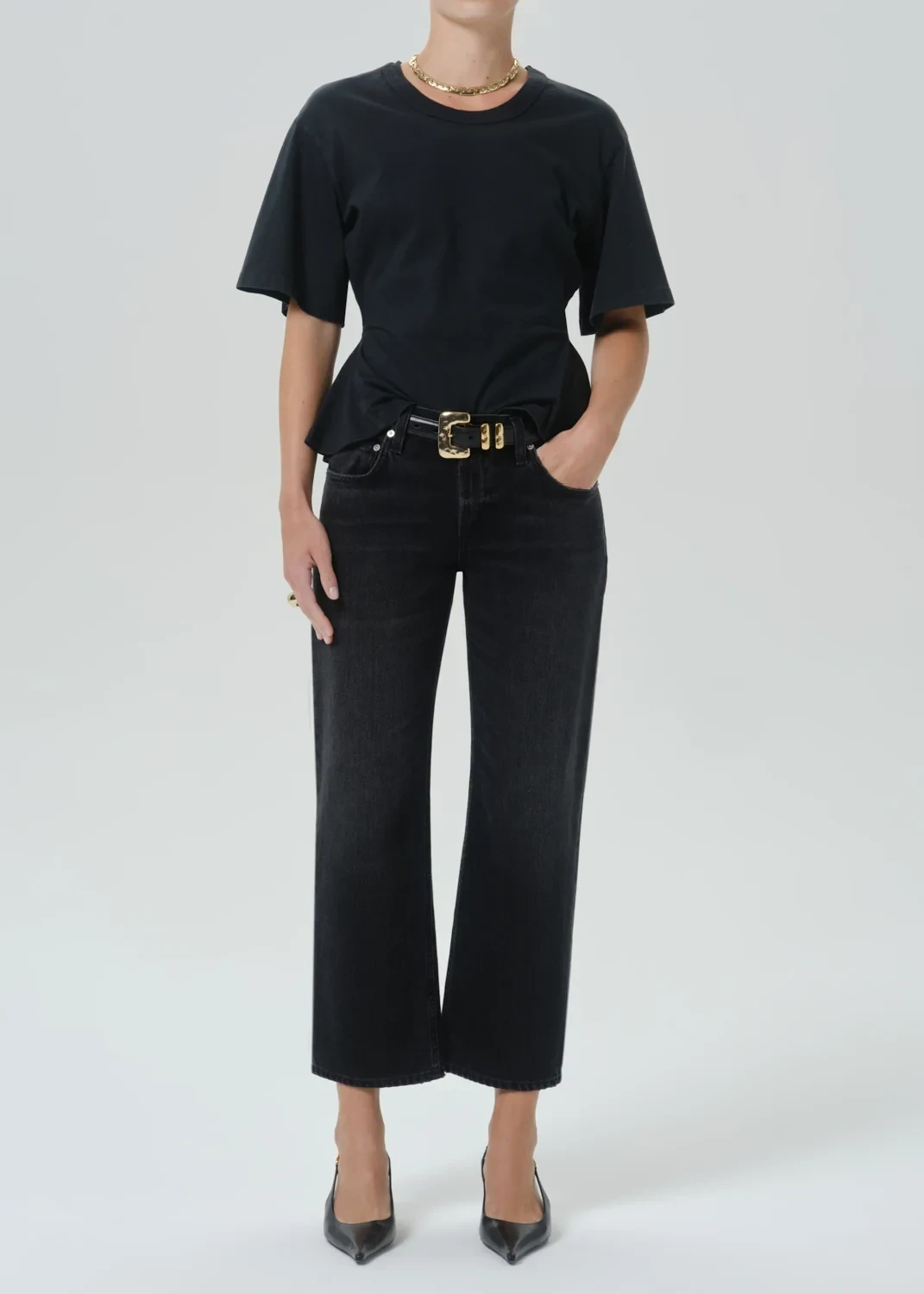 Faye Vintage Straight in Raine