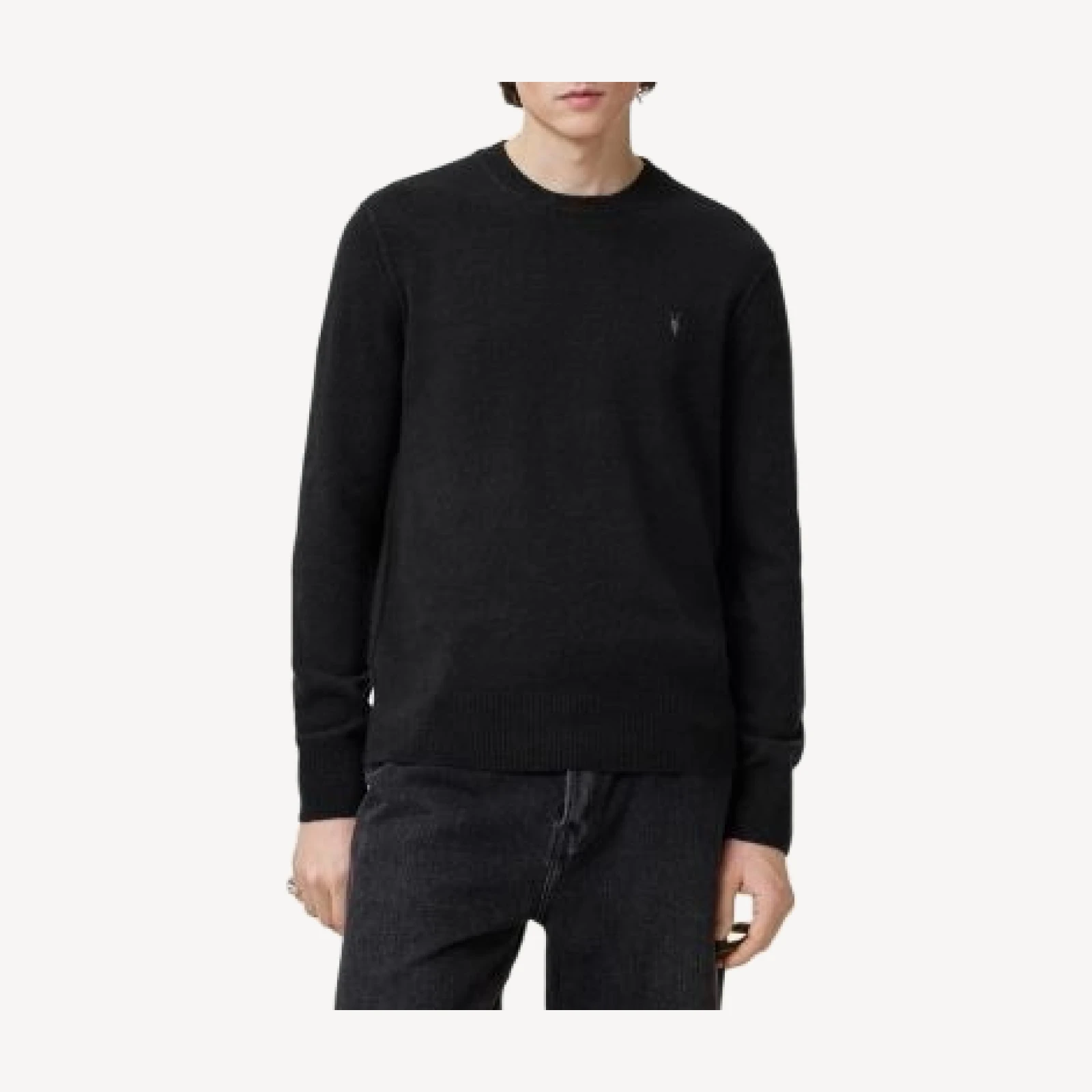 Allsaints Statten Regular Fit Crewneck Sweater