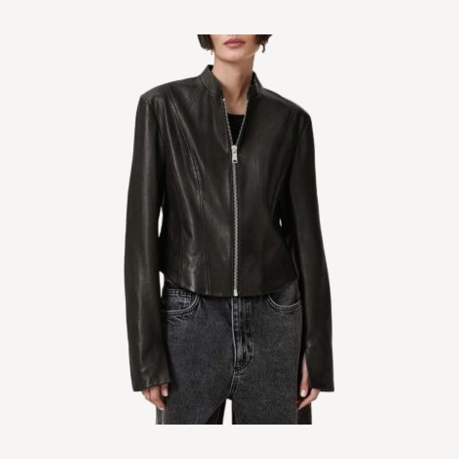 Allsaints Sadler Leather Jacket