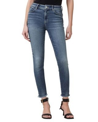 Allsaints Miller Push Up High Rise Skinny Ankle Jeans in Deep Royal