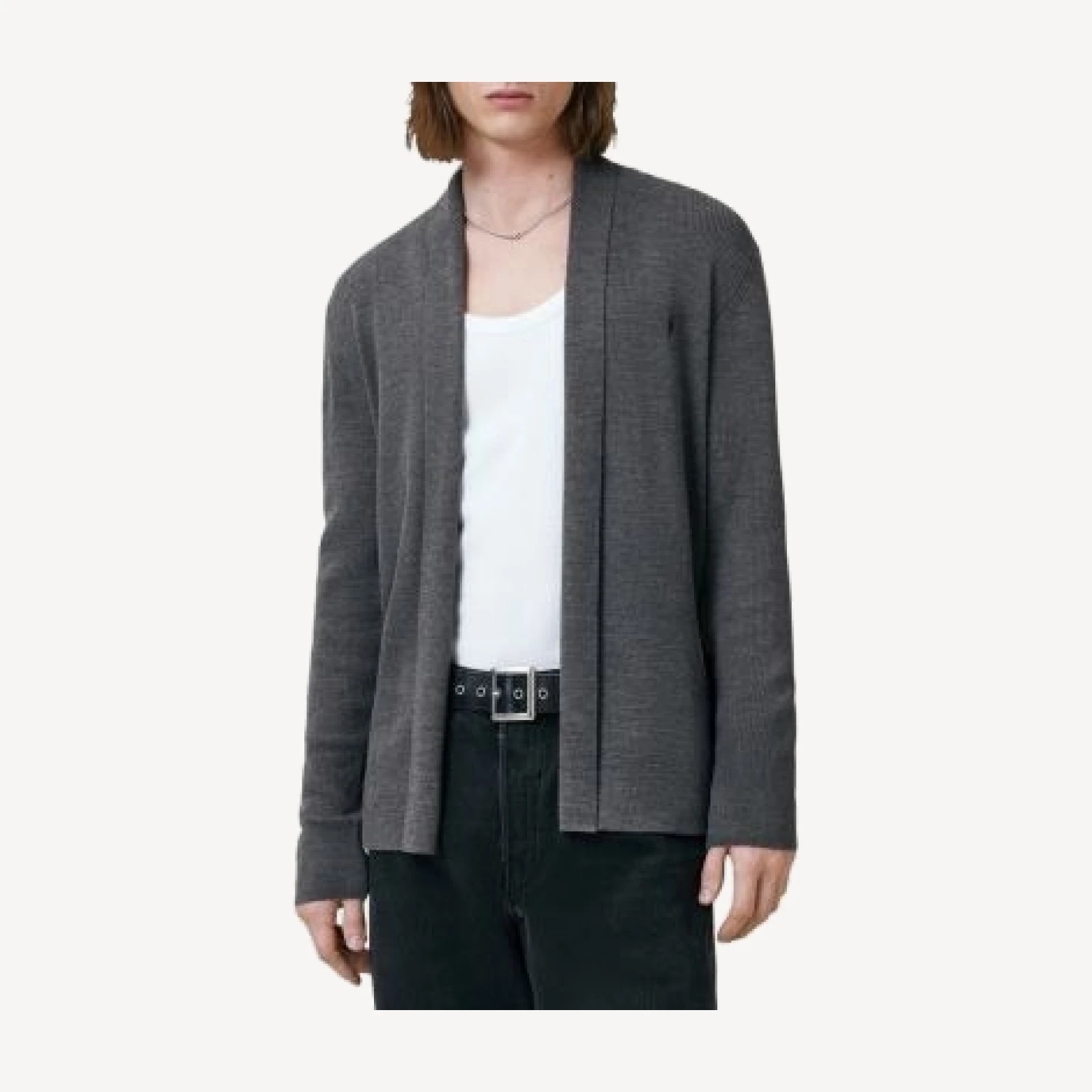 Allsaints Mode Regular Fit Merino Wool Sweater