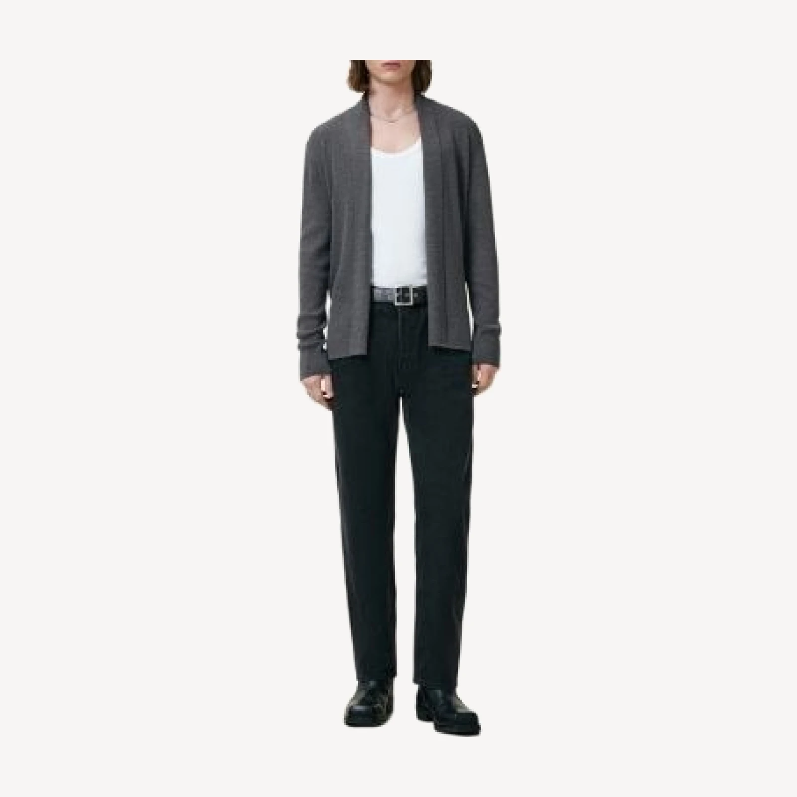 Allsaints Mode Regular Fit Merino Wool Sweater