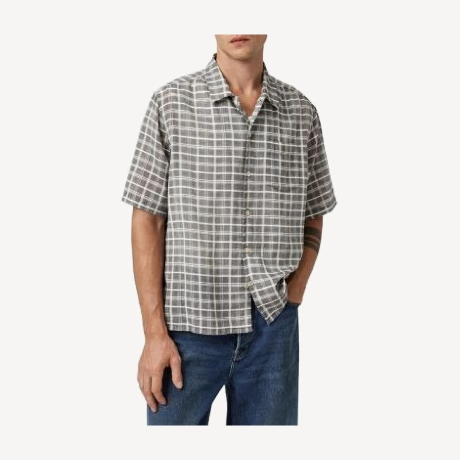 Allsaints Sandy Relaxed Fit Short Sleeve Shirt