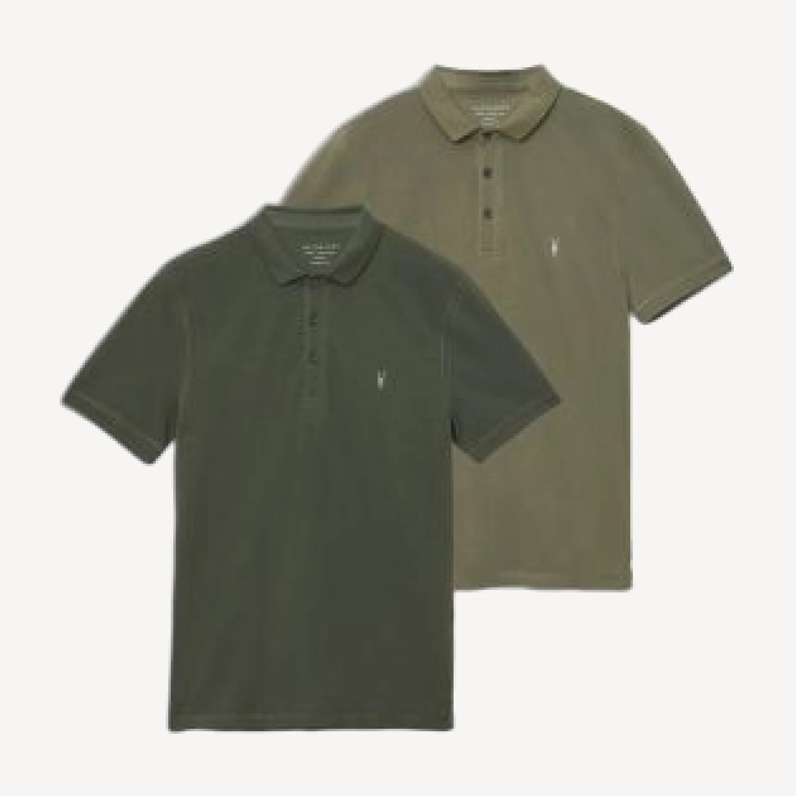 Allsaints Slim Fit Polo, Pack of 2