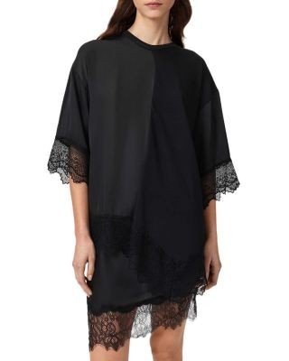 Allsaints Lenny Lace Trim Tee