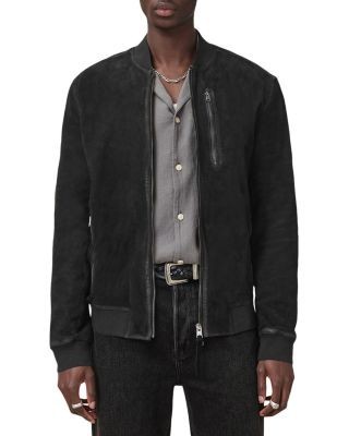 Allsaints Kemble Suede Bomber Jacket
