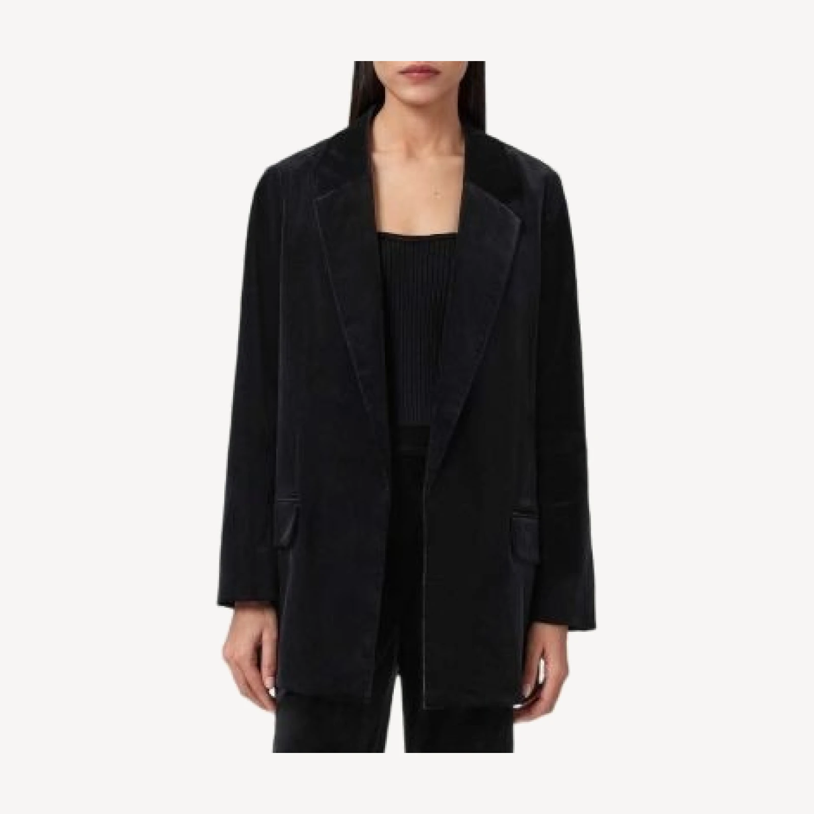 Allsaints Aleida Velvet Blazer