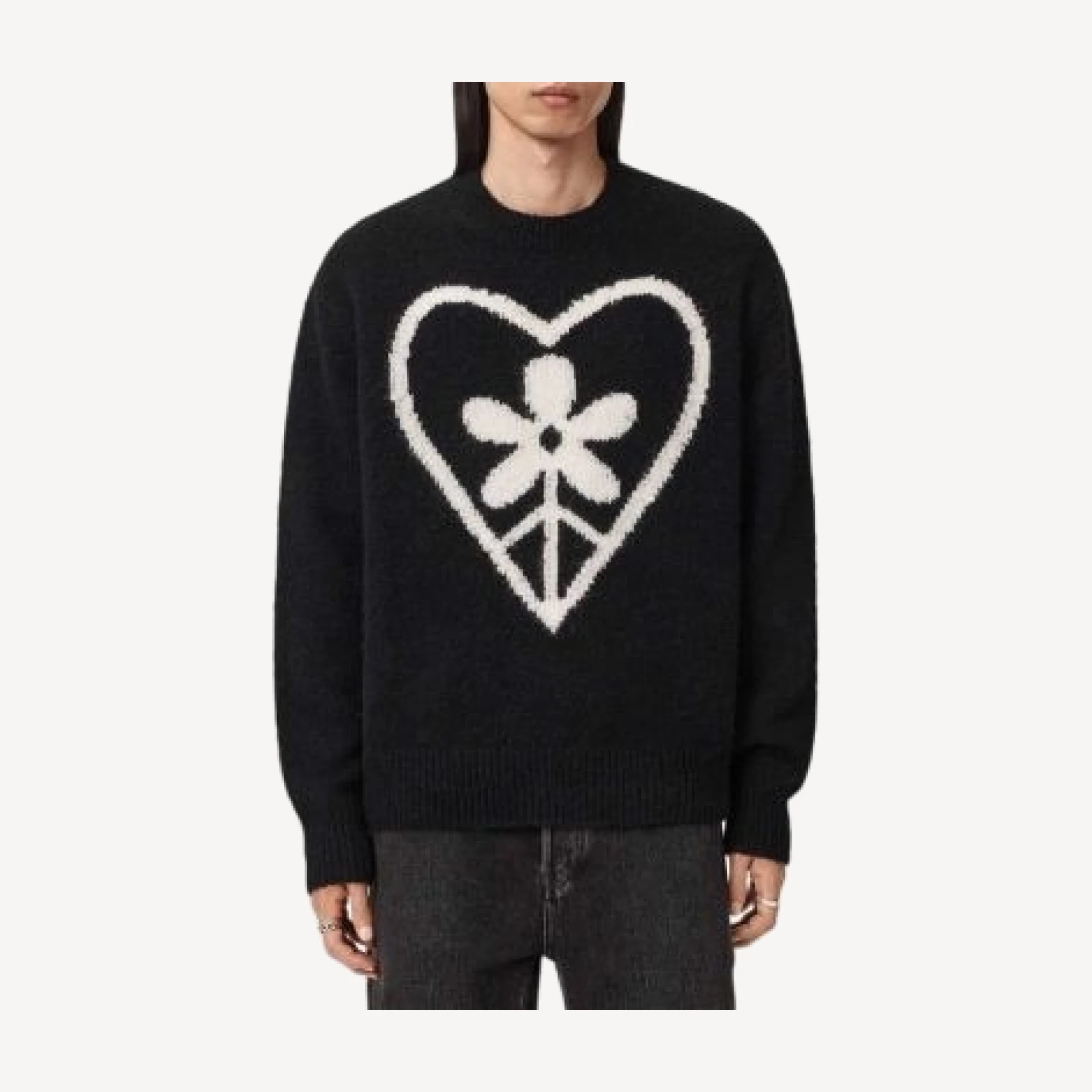 Allsaints Finden Oversized Fit Sweater