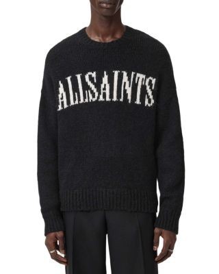 Allsaints Stokes Oversized Fit Logo Sweater