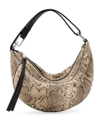 Allsaints Luna Micro Snake Leather Bag