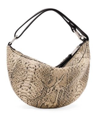 Allsaints Luna Micro Snake Leather Bag