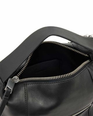 Allsaints Vega Embossed Leather Grab Bag