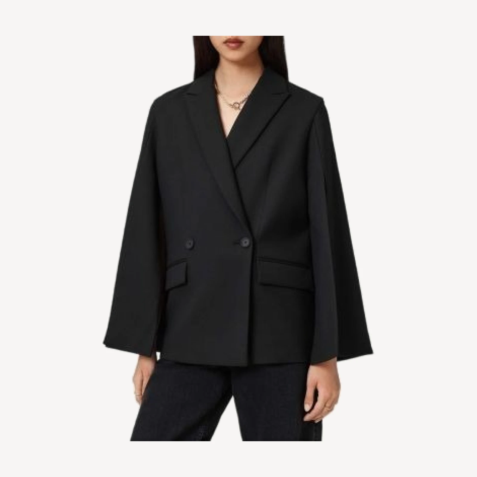 Allsaints Luna Cape Blazer