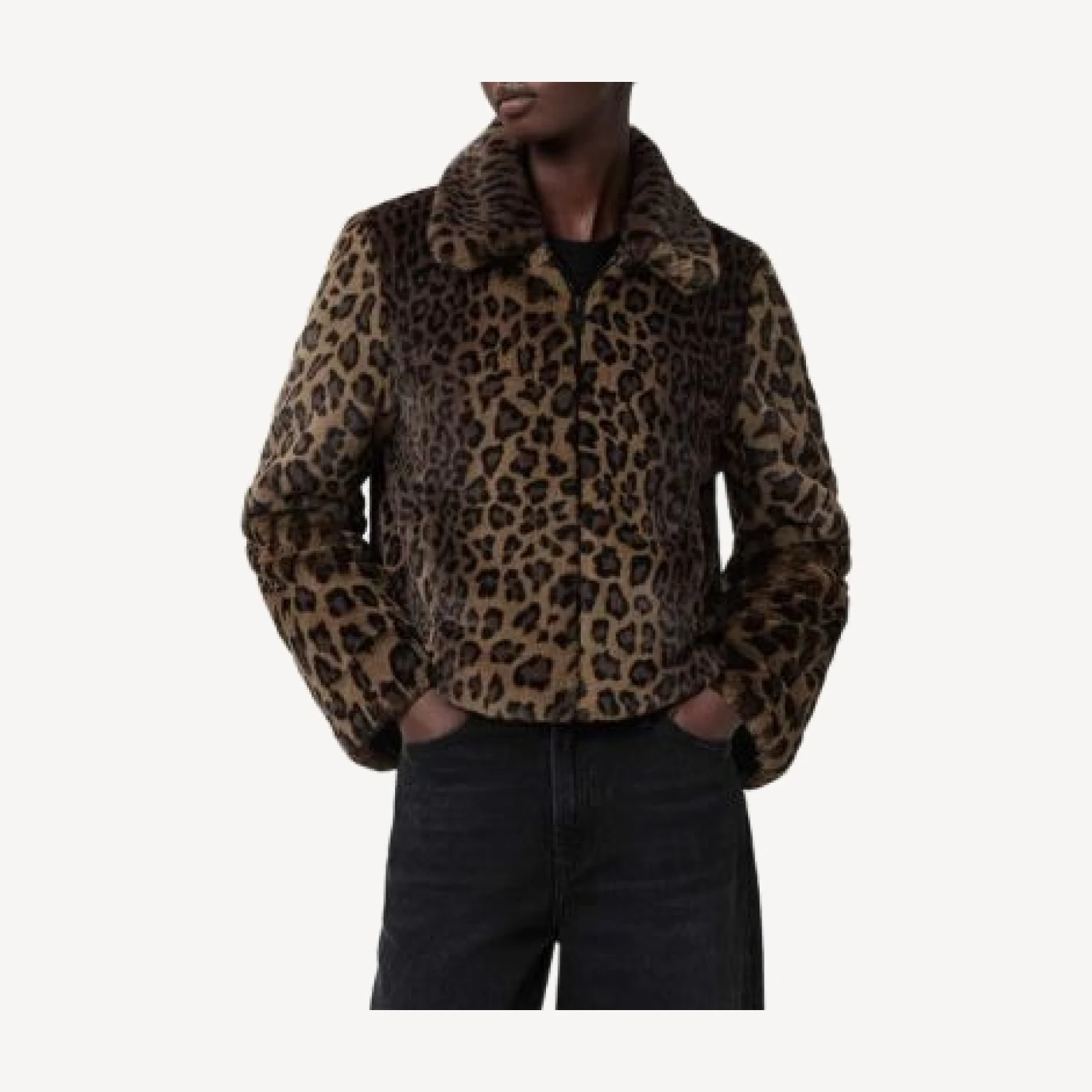 Allsaints Saye Faux Fur Jacket