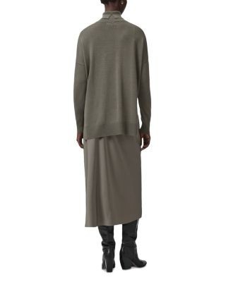Allsaints Juno 2-in-1 Sweater Slip Dress