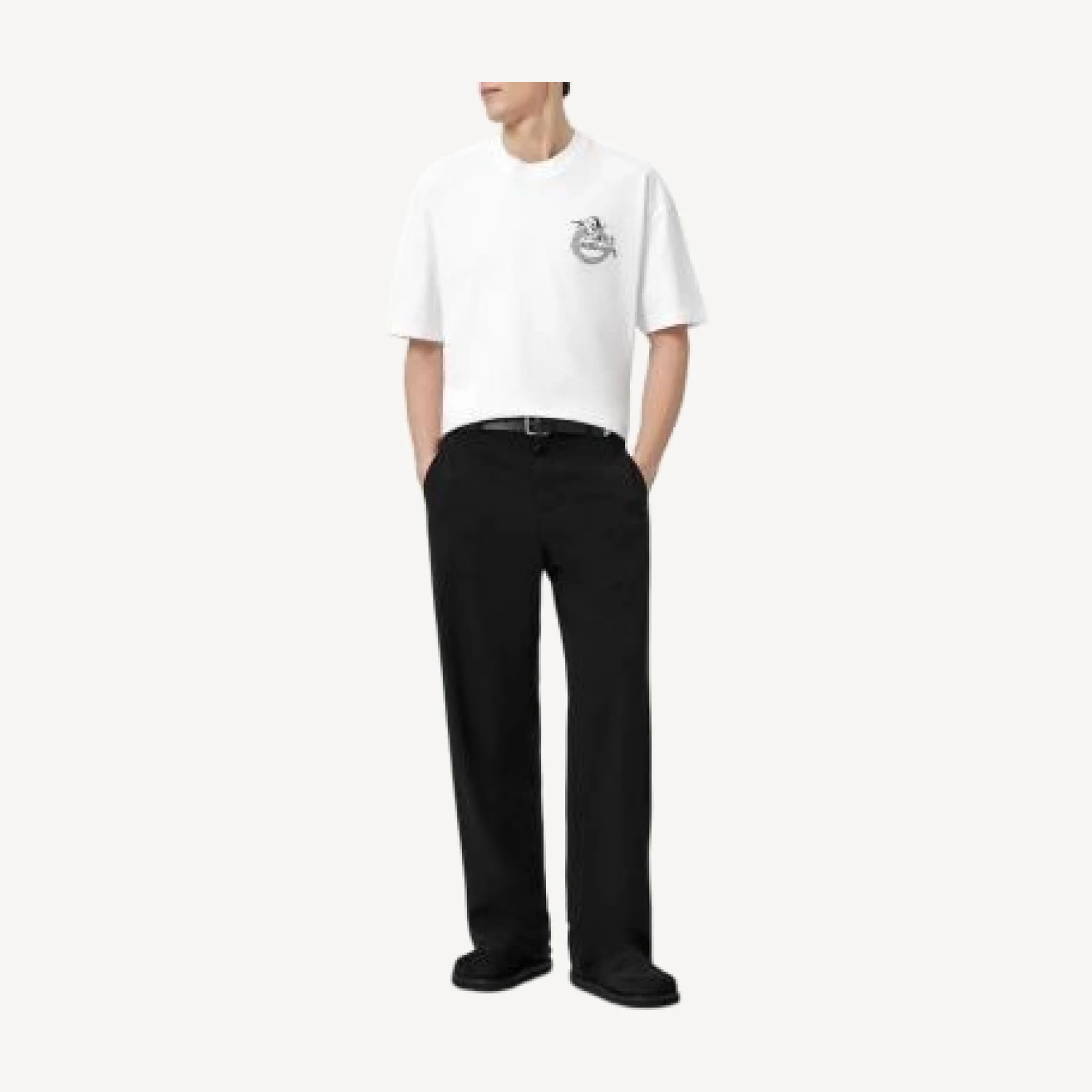 Allsaints Terra Logo Graphic Oversized Tee