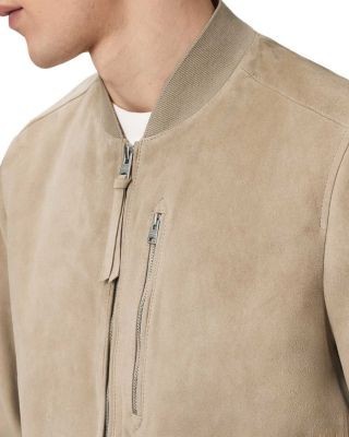 Allsaints Kemble Suede Bomber Jacket