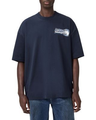 Allsaints Burnout Short Sleeved Crewneck Tee