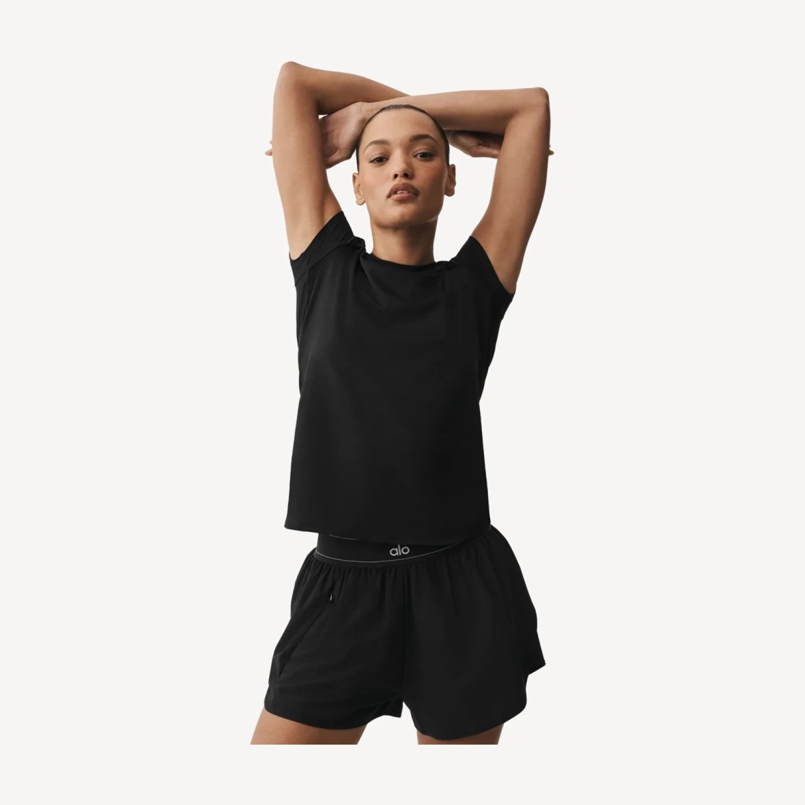 Alosoft Finesse Tee - Black