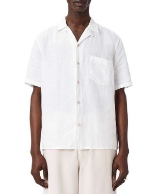 Allsaints Oversized Fit Linen Shirt
