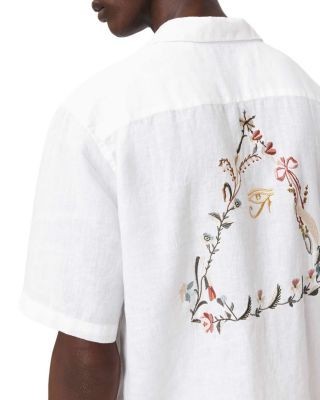 Allsaints Oversized Fit Linen Shirt