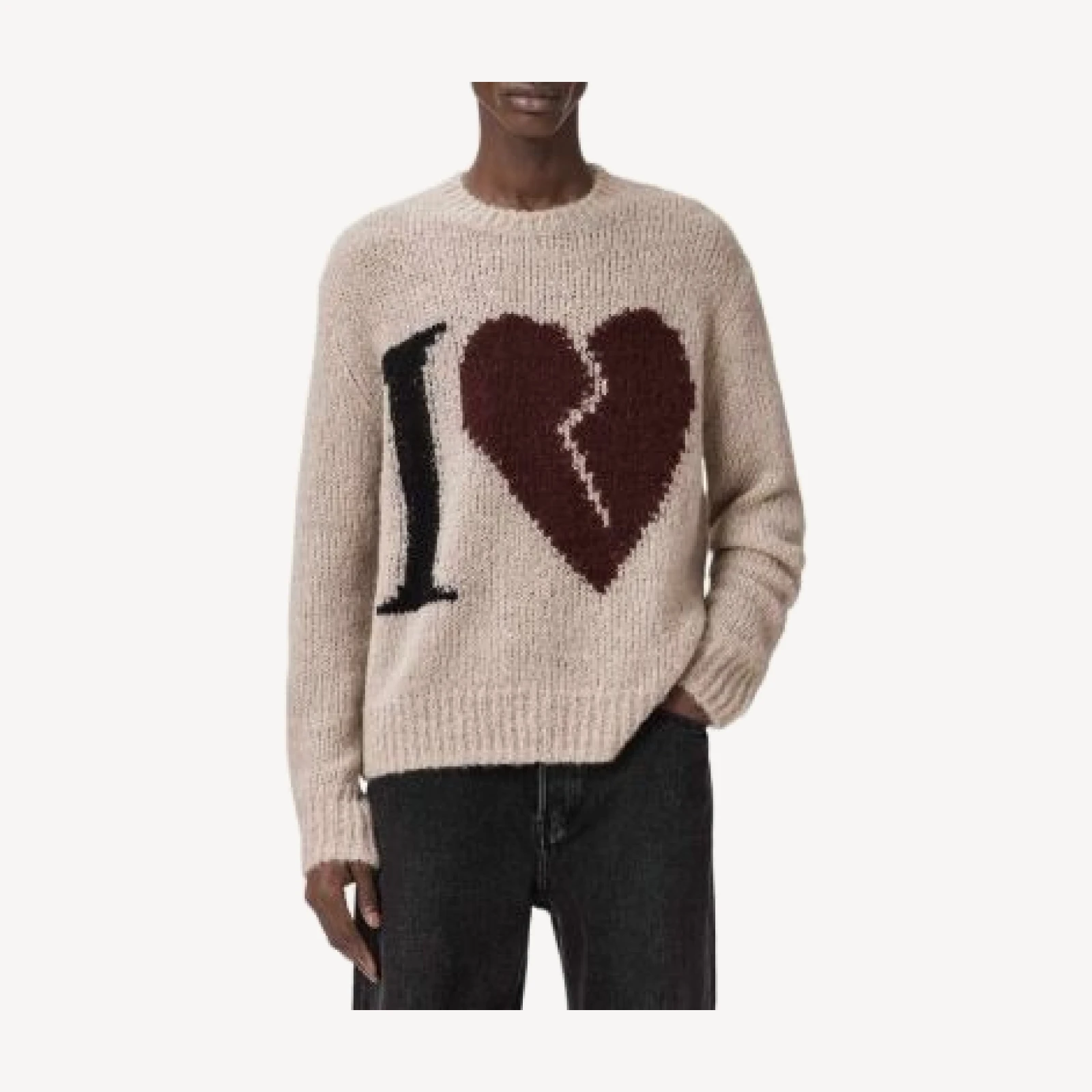 Allsaints Love Crewneck Sweater