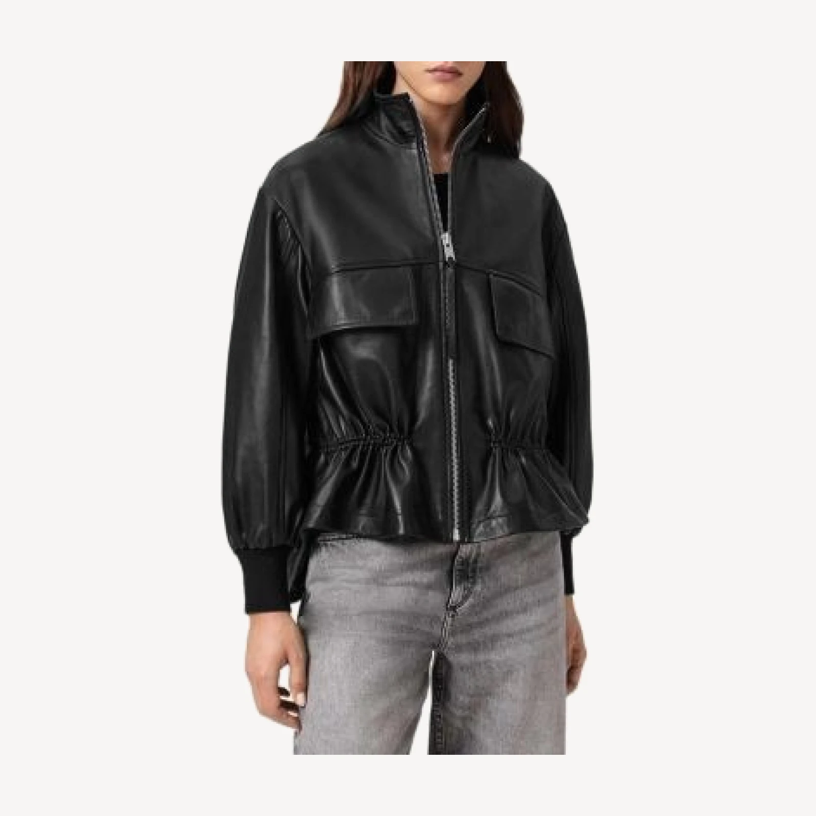 Allsaints Flor Leather Jacket