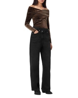 Allsaints Delta Velvet Top