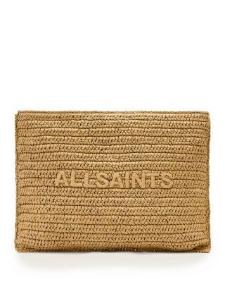Allsaints Bettina Raffia Clutch