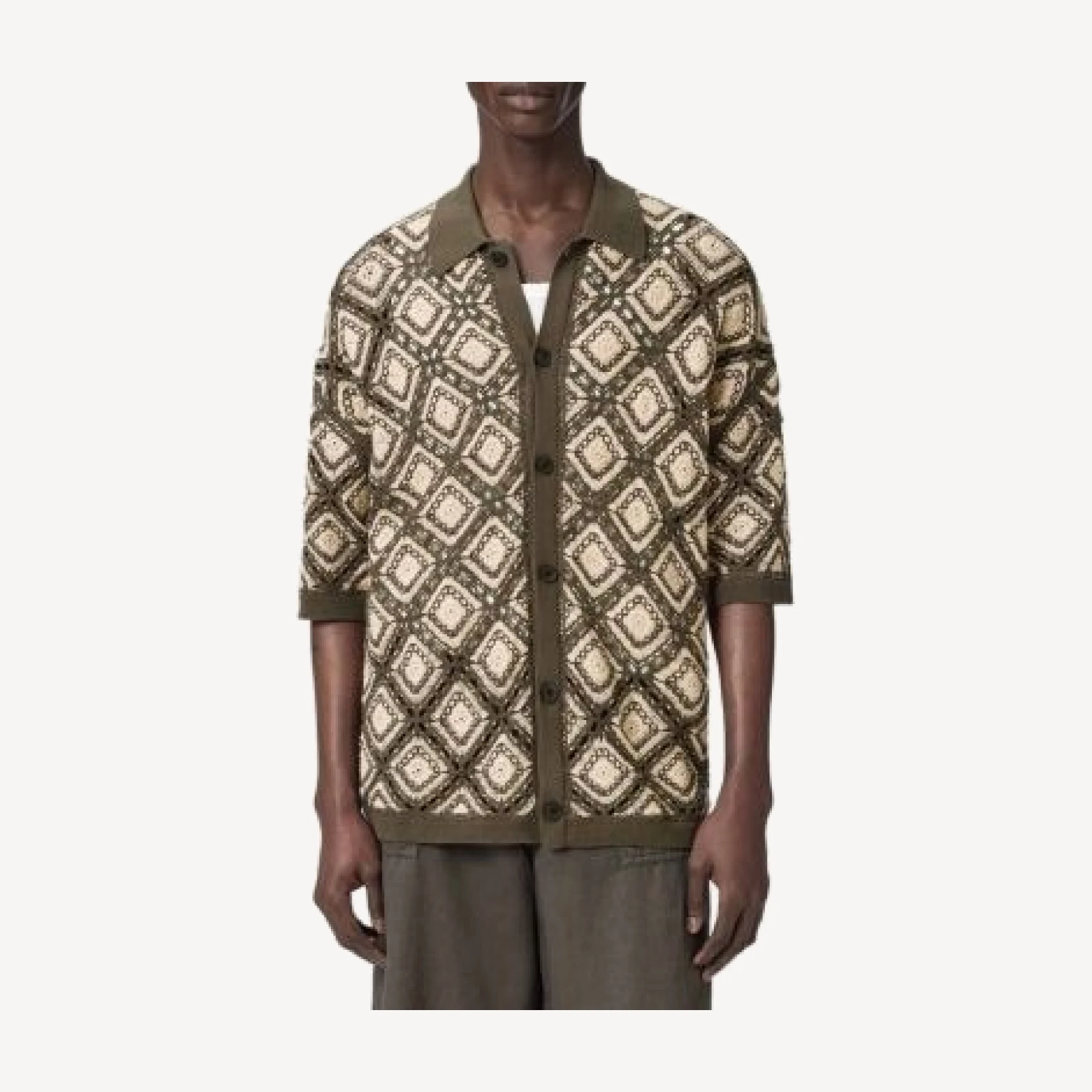 Allsaints Morena Short Sleeve Cardigan
