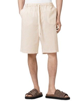 Allsaints Rockland Relaxed Fit 11.2 Gingham Shorts