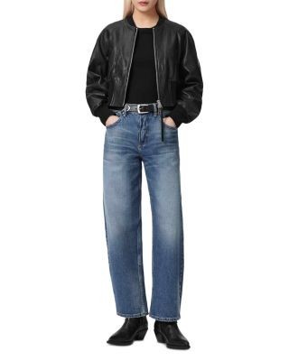Allsaints Suri Leather Bomber Jacket