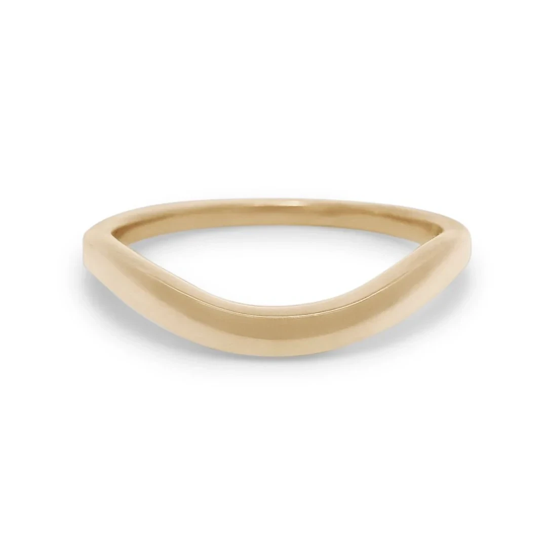 Classic Curve Band - 14k Gold
