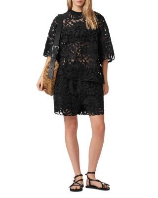 Allsaints Amelie Lace Tee