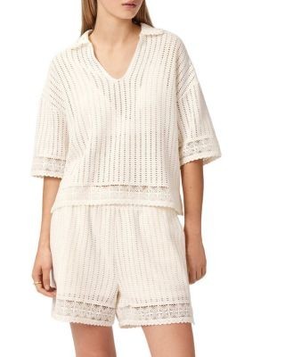 Allsaints Elma Crochet Shorts