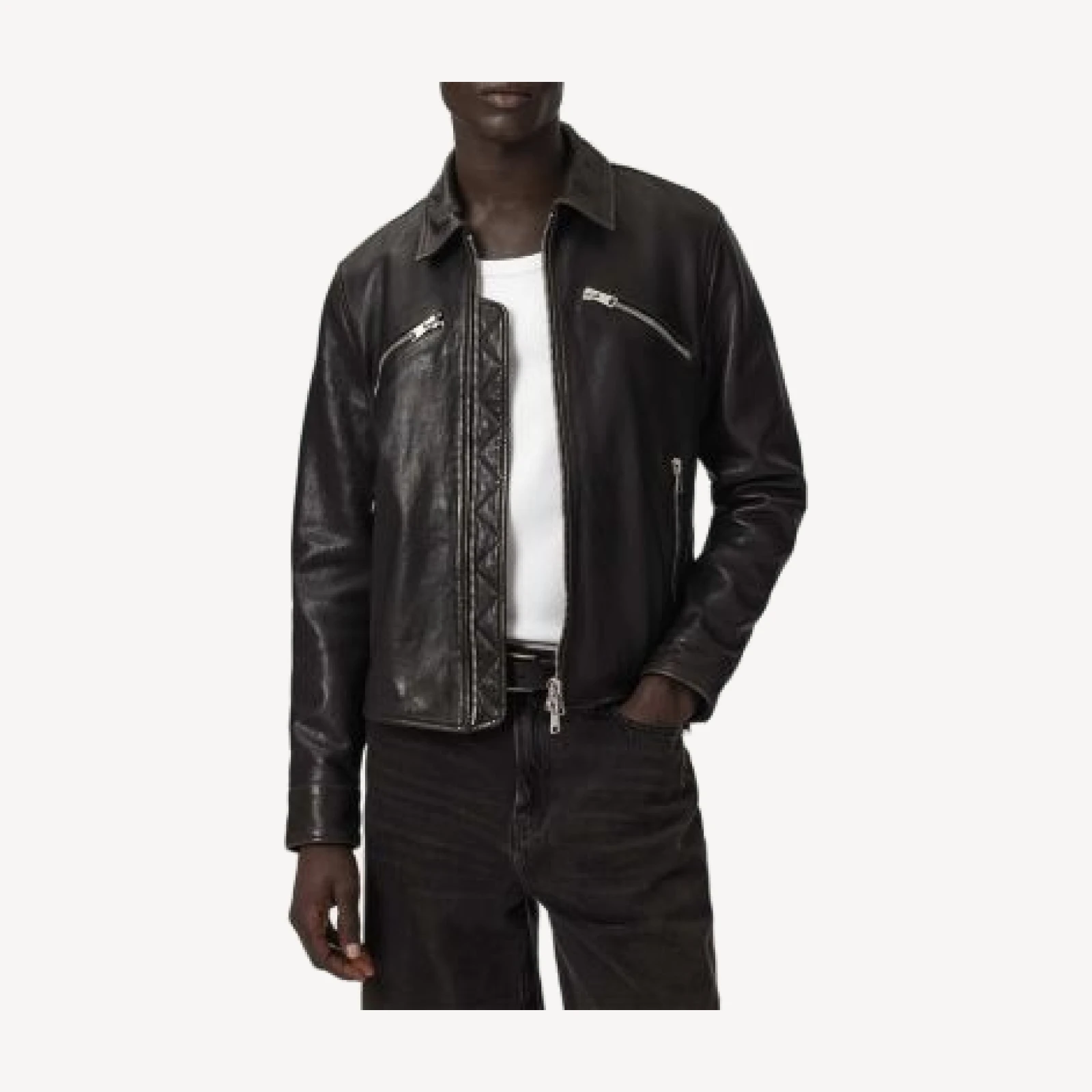 Allsaints Verdi Leather Jacket