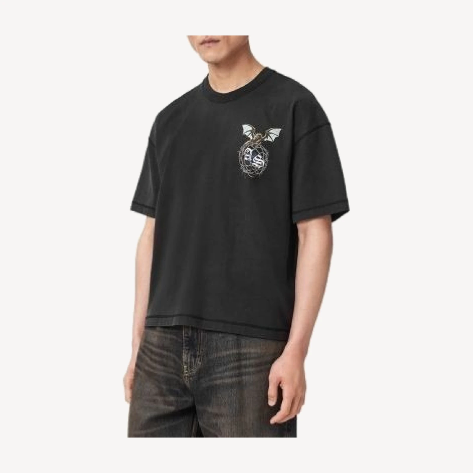Allsaints Wyvern Logo Graphic T-Shirt