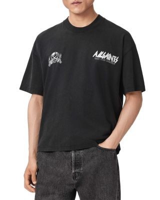 Allsaints Chromium Logo Graphic Tour T-Shirt