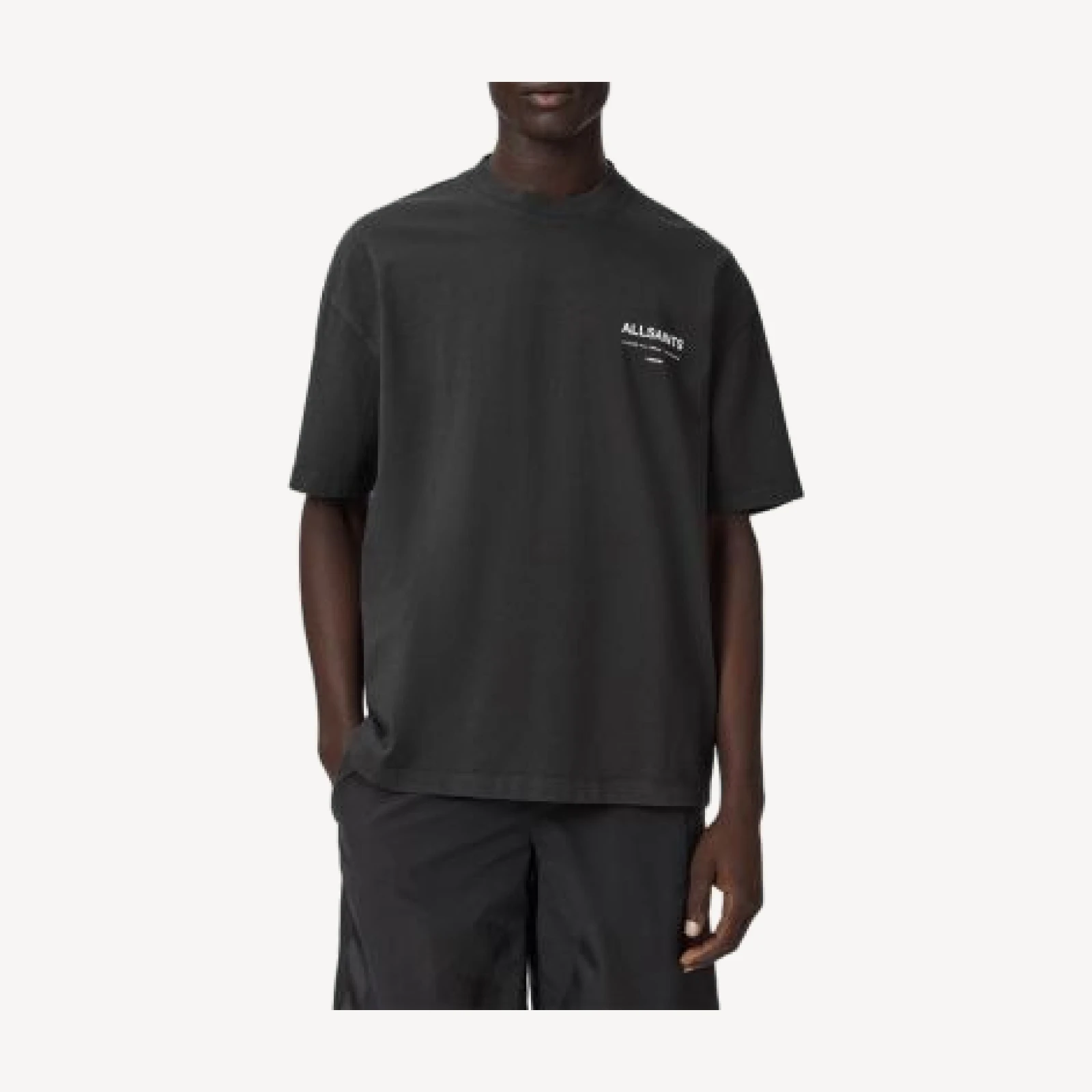 Allsaints Backstage Short Sleeve Crewneck Tee