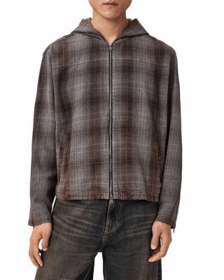 Allsaints Santos Hooded Check Shirt