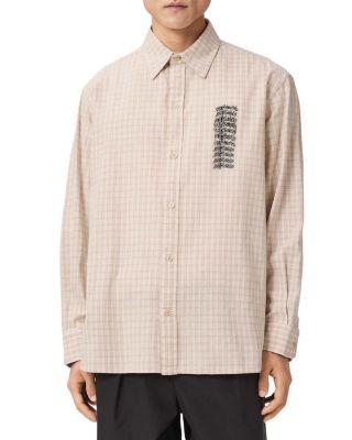 Allsaints Repeater Checked Long Sleeve Shirt