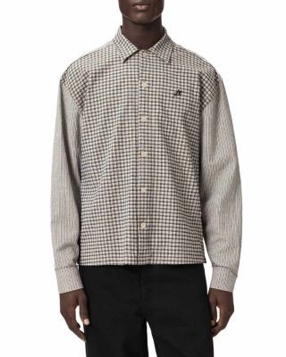 Allsaints Kage Check Stripe Shirt