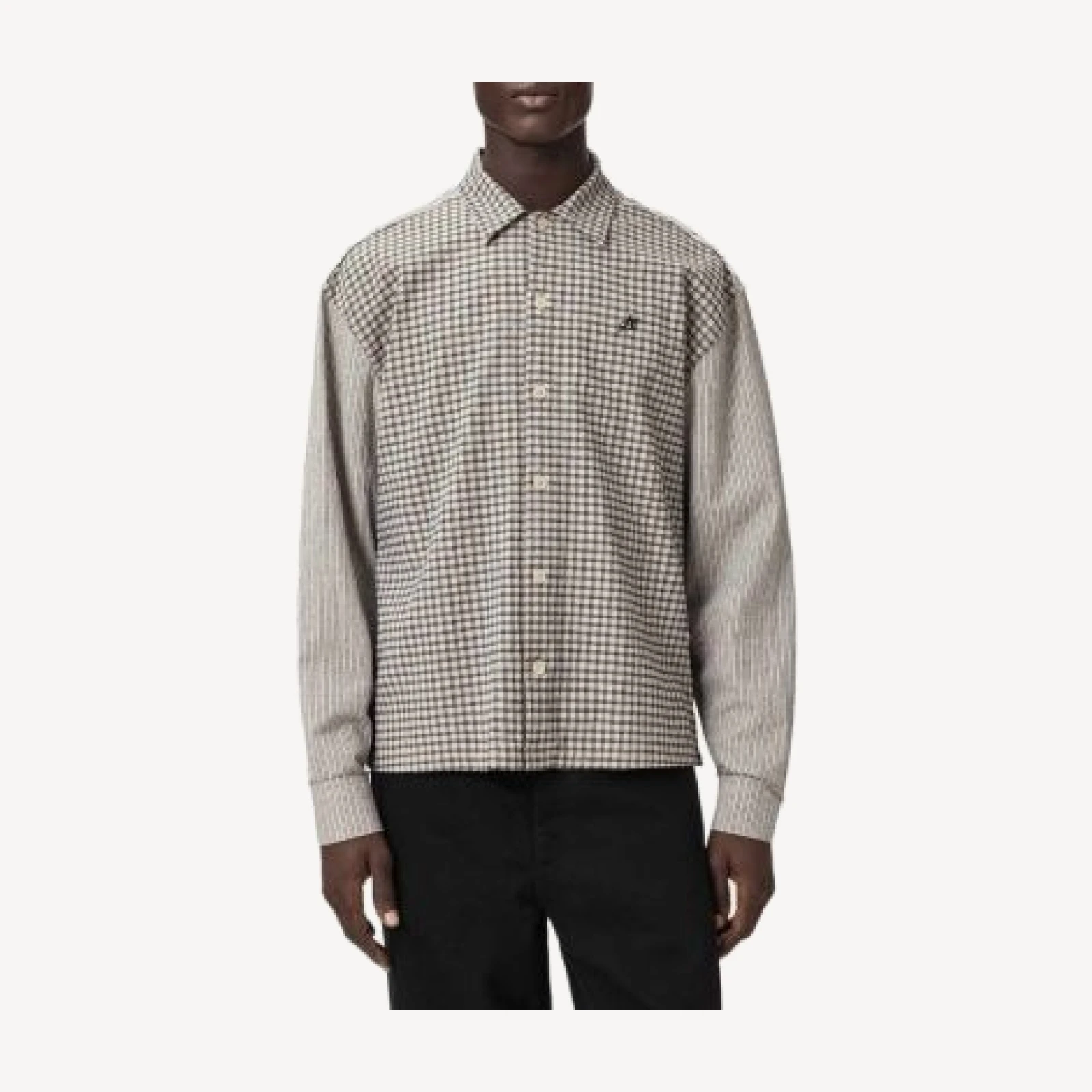 Allsaints Kage Check Stripe Shirt