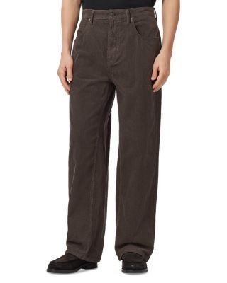 Allsaints Rivet Cotton Relaxed Fit Corduroy 30.7 Jeans in Dark Brown