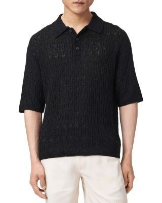 Allsaints Cyclone Knit Polo Shirt
