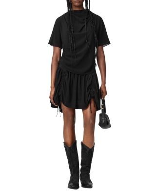 Allsaints Aria Check Skirt